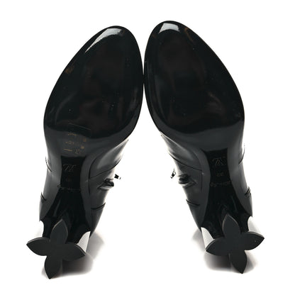 Louis Vuitton Patent Silhouette Ankle Boots 39 Black 5 of 7