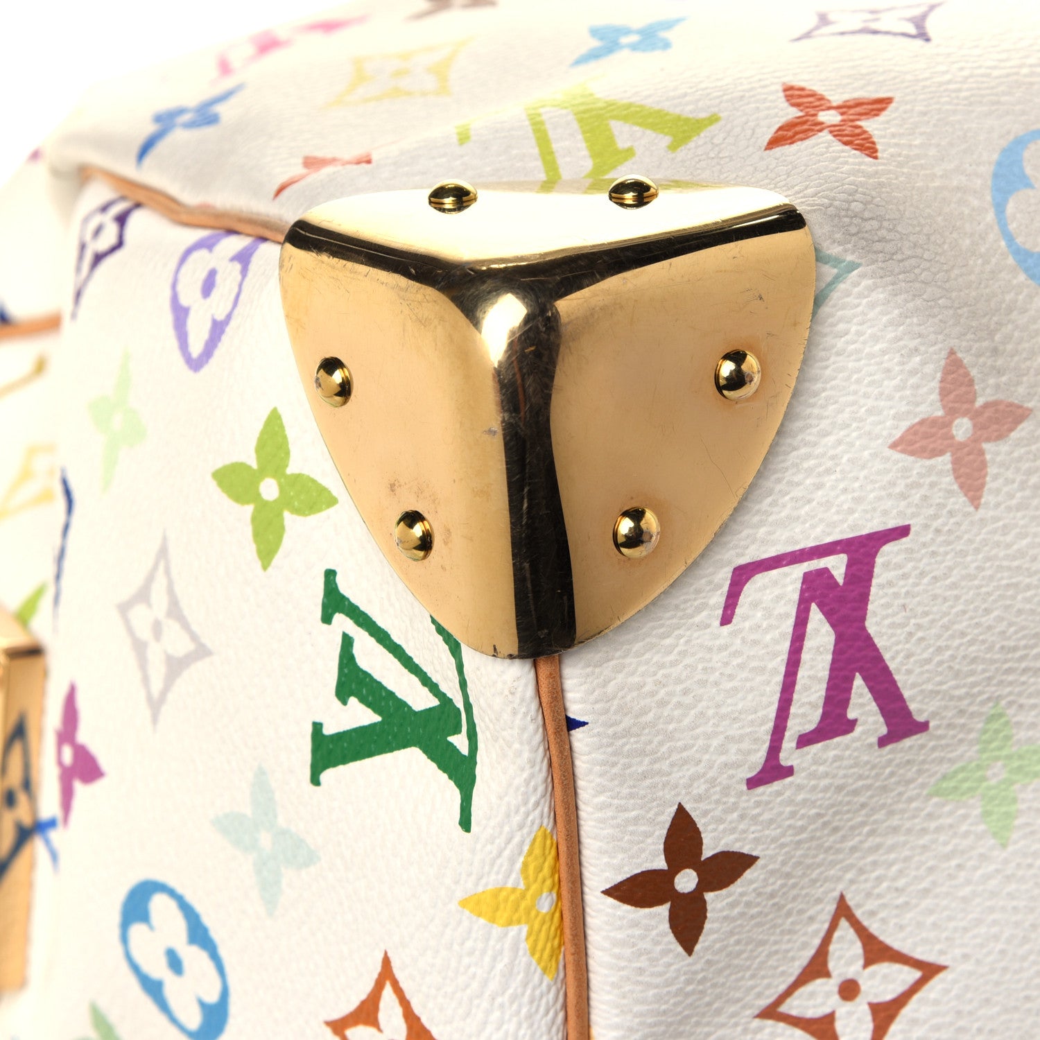 Louis Vuitton Monogram Multicolor Speedy 30 White 9 of 12