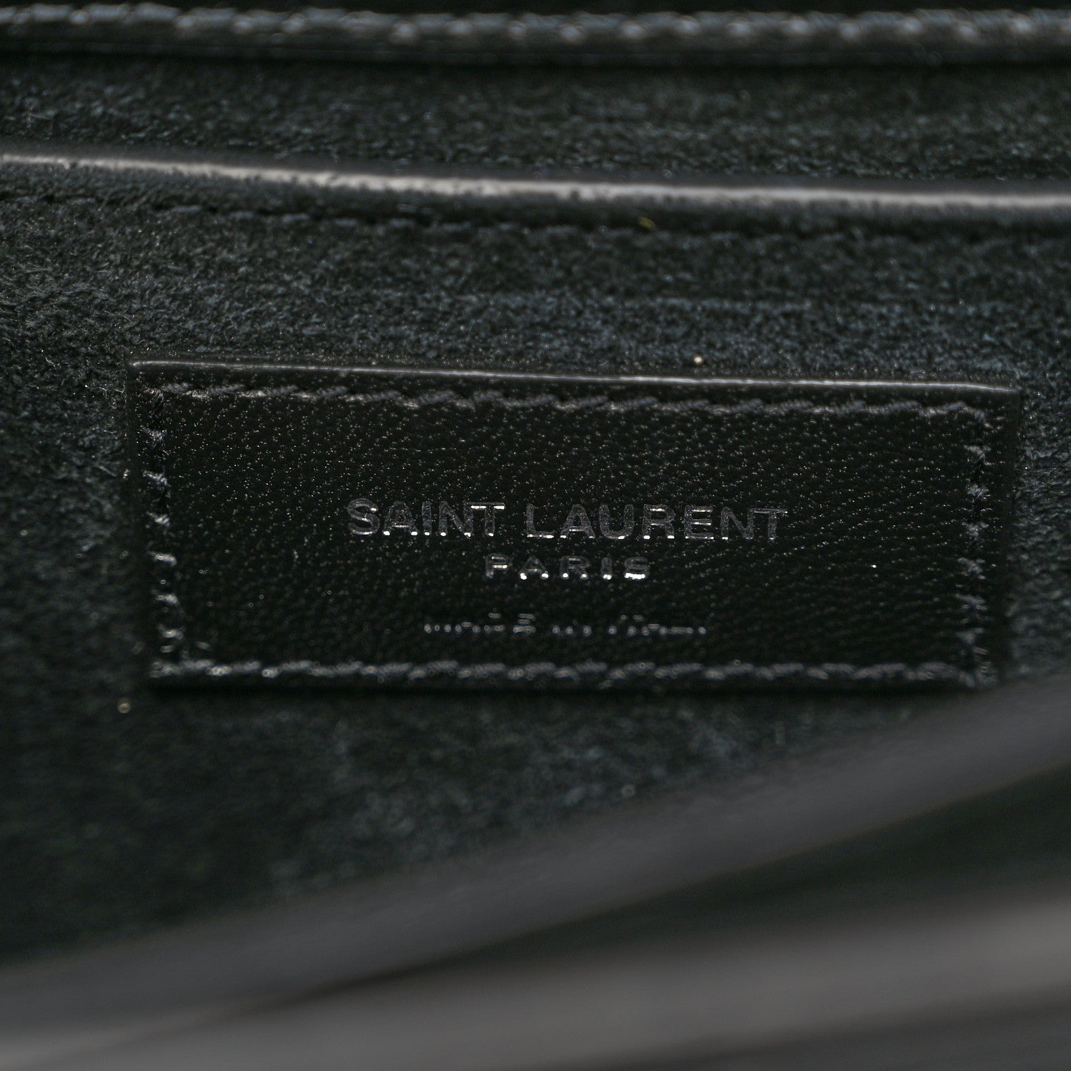 Saint Laurent Calfskin Medium Monogram Sunset Black 7 of 10