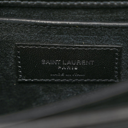Saint Laurent Calfskin Medium Monogram Sunset Black 7 of 10