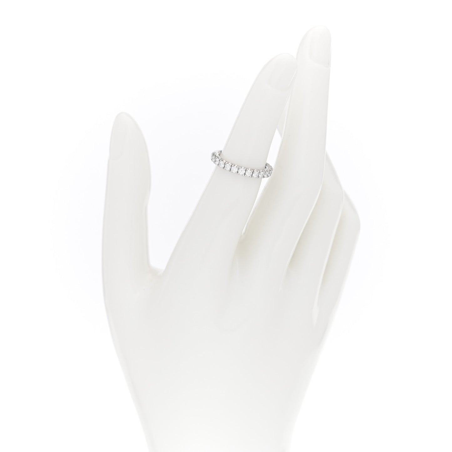 Platinum Diamond 2.6mm Etincelle de Cartier Wedding Band Ring 47 4