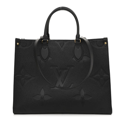 Louis Vuitton Empreinte Monogram Giant Onthego MM Black 1 of 8