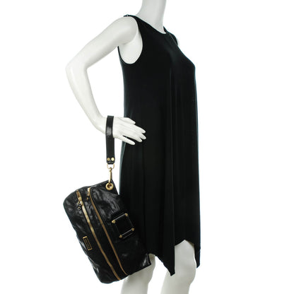 Jimmy Choo Calfskin Marin Foldover Clutch Black 2 of 6