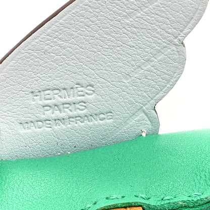 Hermes Milo Lambskin Grigri Rodeo Pegase Horse Bag Charm PM Menthe Sesame Bleu Brume 3 of 5