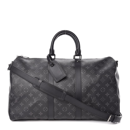 Louis Vuitton Monogram Eclipse Keepall Bandouliere 45 1 of 9