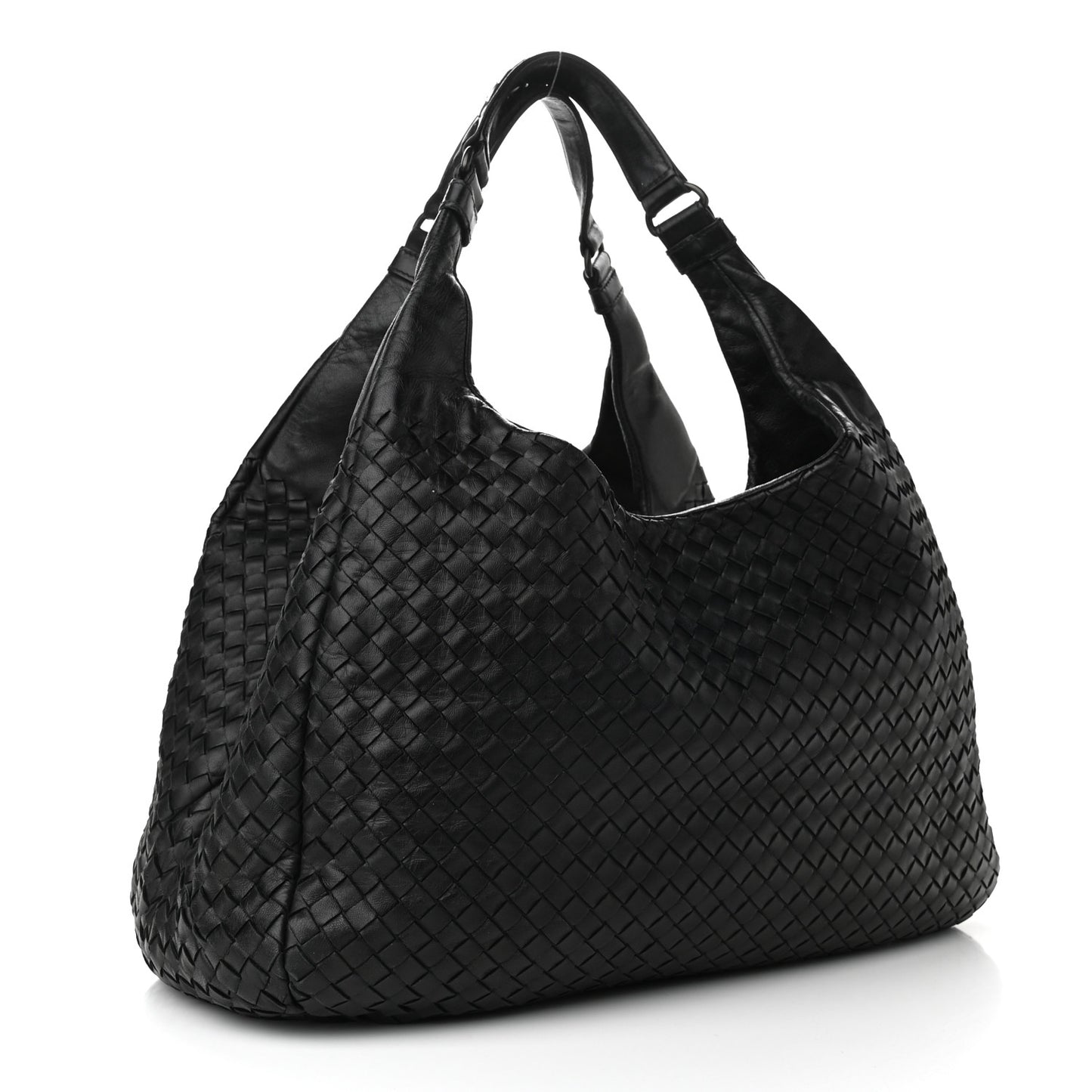 Nappa Intrecciato Large Campana Black