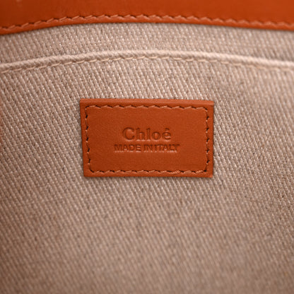 Chloe Calfskin Small Woody Tote Caramel 6 of 15