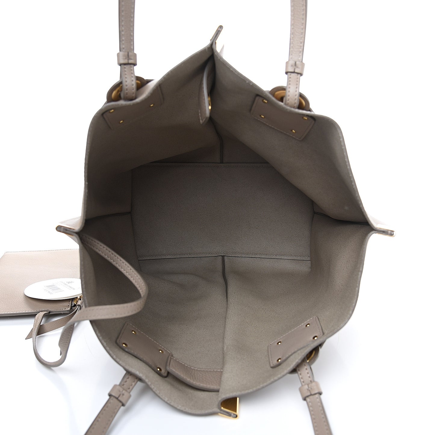 Smooth Calfskin Medium Vick Tote Motty Grey