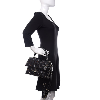 Valentino Garavani Nappa Medium Candystud Top Handle Bag Black 3 of 10