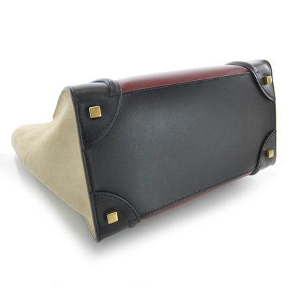 Celine Smooth Calfskin and Suede Mini Tri-Color Luggage 4 of 7