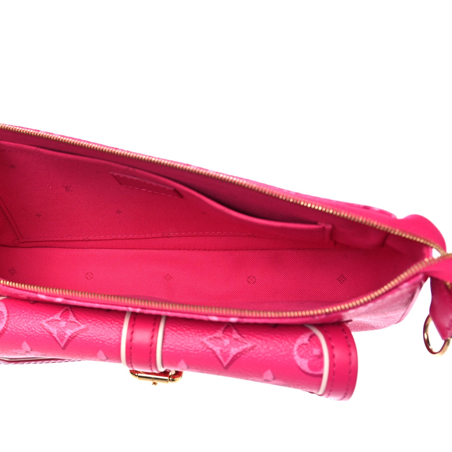 Monogram Fall For You Maxi Multi Pochette Accessories Fuchsia