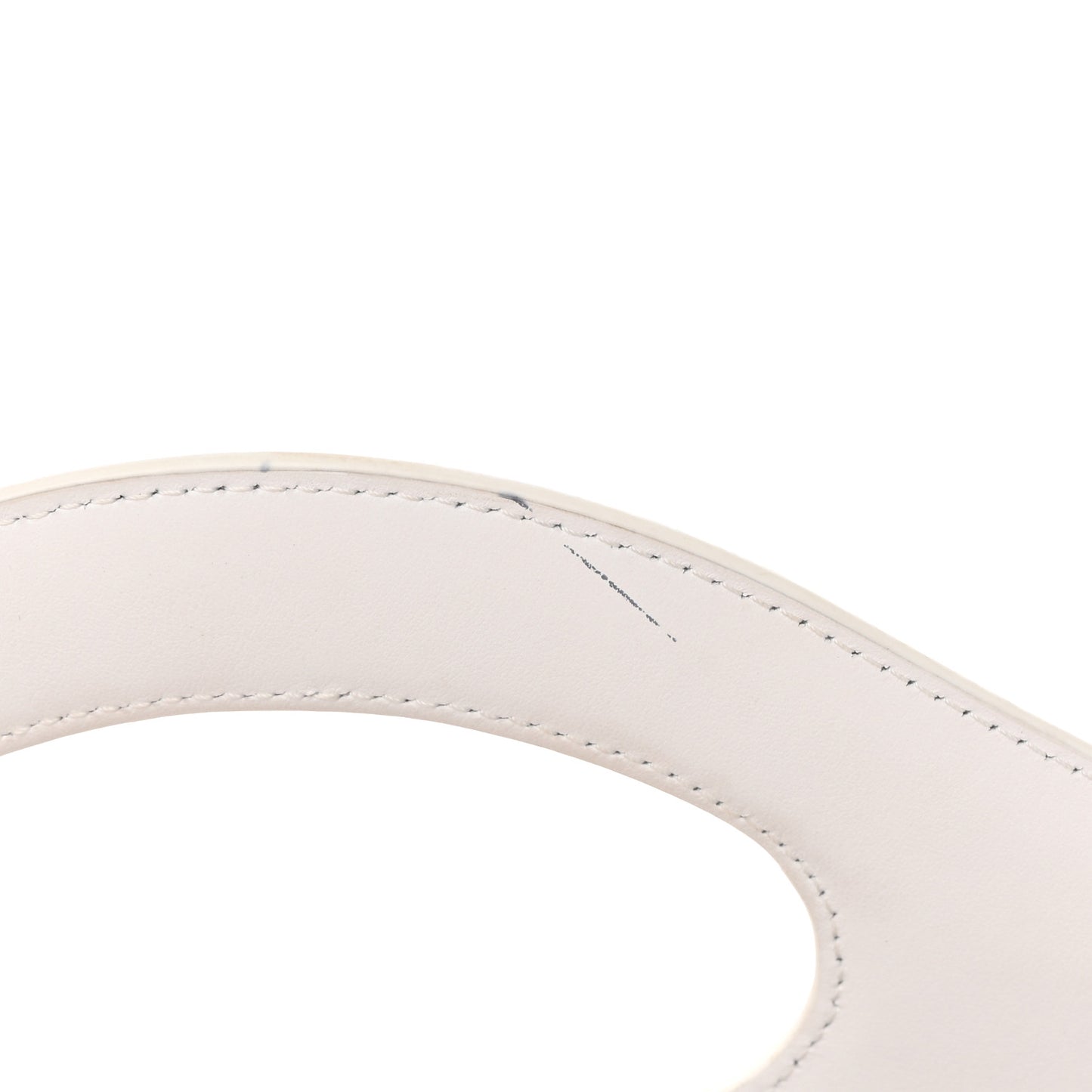 Monogram Canvas Smooth Calfskin Medium Pocket Bag White Beige