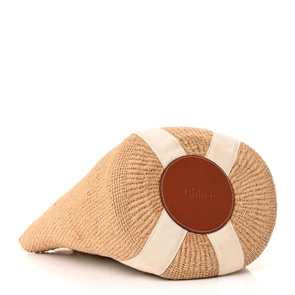 Chloe Raffia Large Woody Tote White 4 of 10