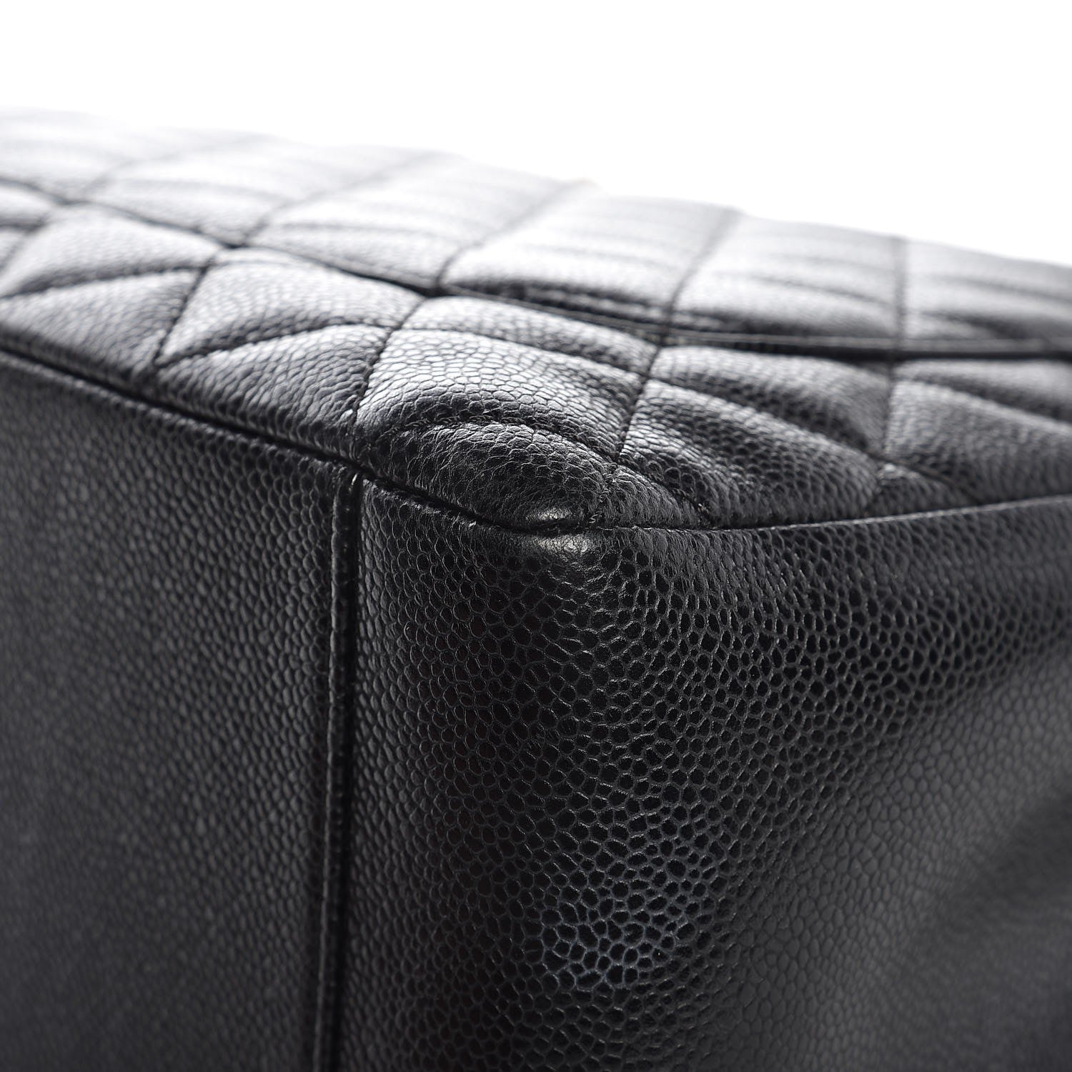 Chanel Caviar Quilted Grand Shopping Tote GST Black 13 of 14