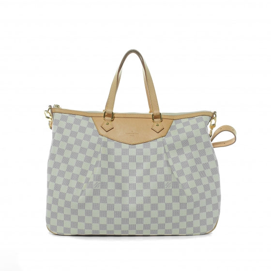 Louis Vuitton Damier Azur Siracusa GM 1 of 9
