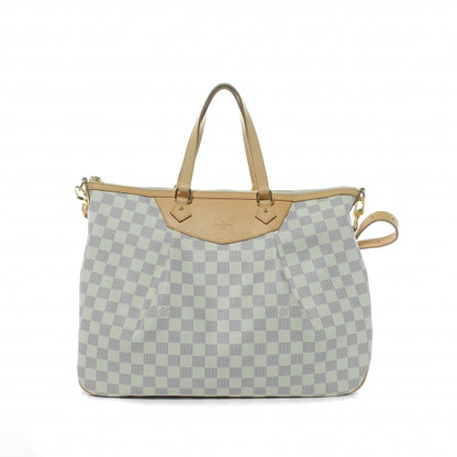 Louis Vuitton Damier Azur Siracusa GM 1 of 9