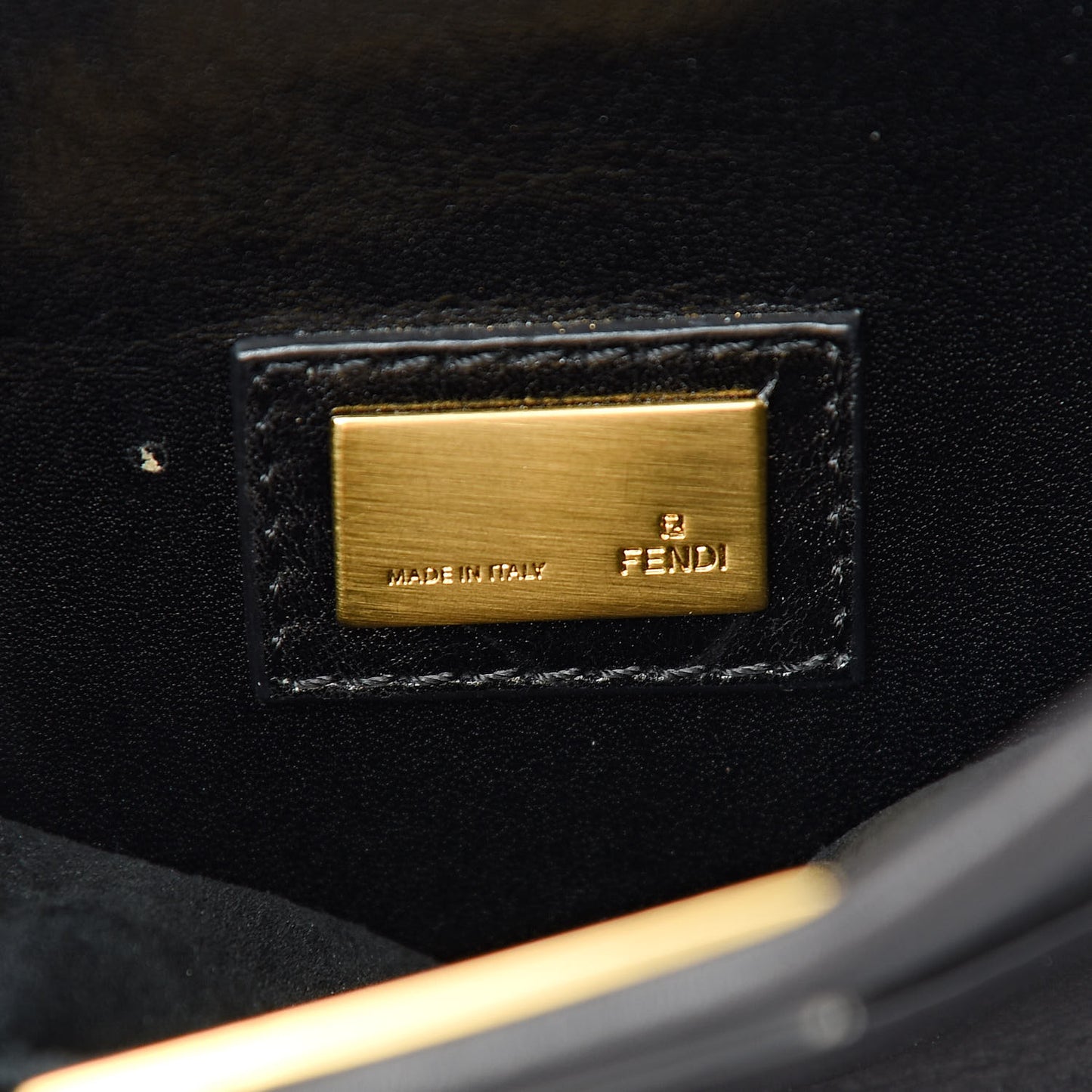 Vitello Saddle Mini Peekaboo Iconic Satchel Black