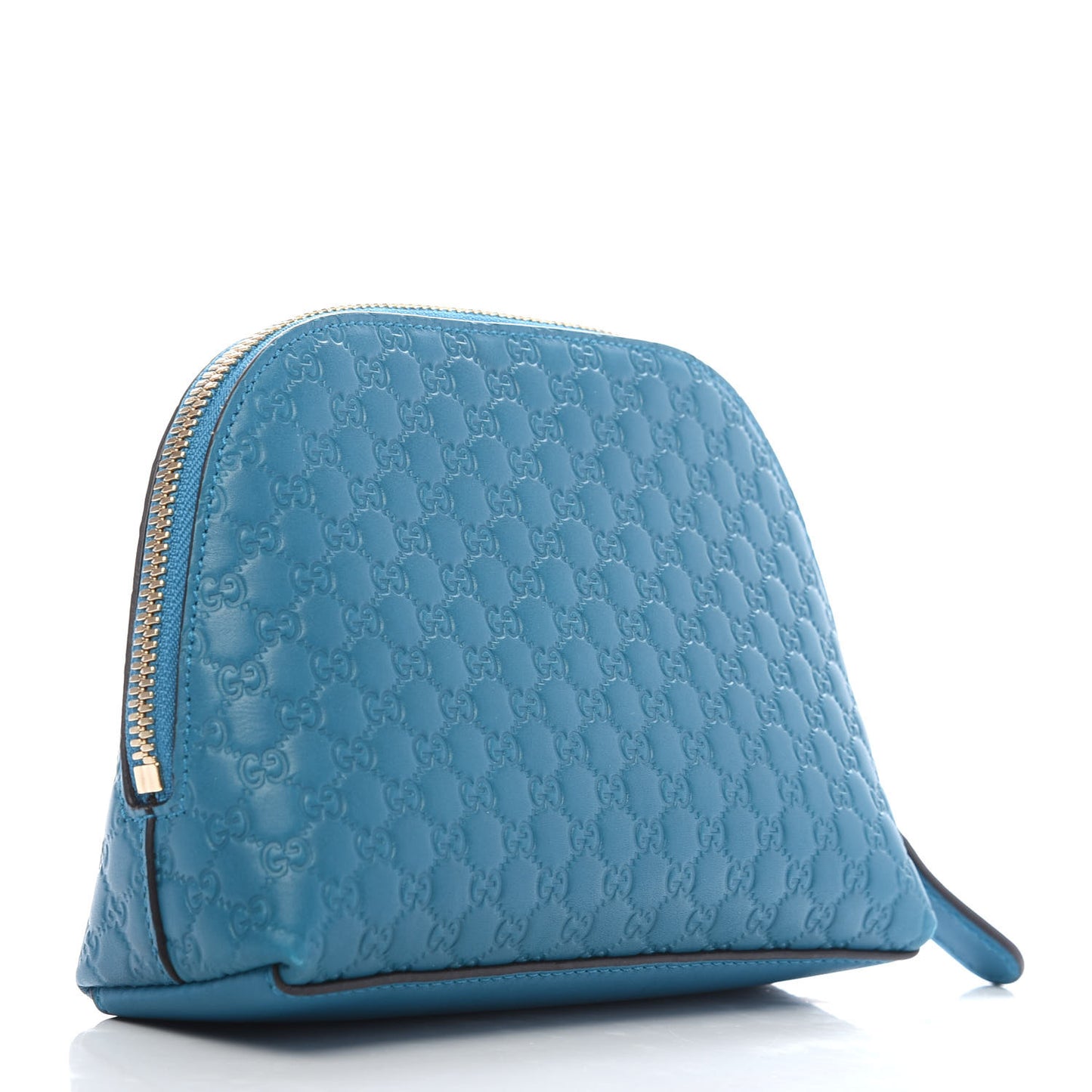 Microguccissima GG Cosmetic Case Deep Cobalt