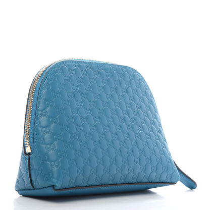 Gucci Microguccissima GG Cosmetic Case Deep Cobalt 3 of 10