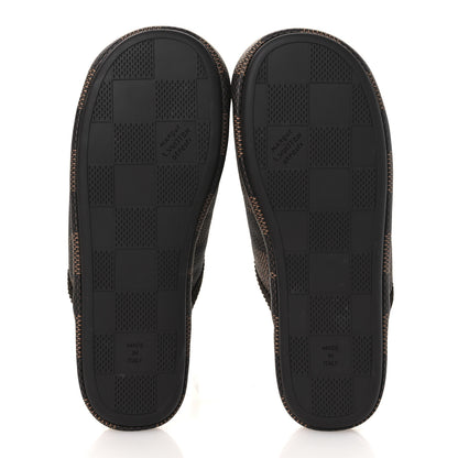 Louis Vuitton Damier Ebene Palace Slippers 8 Mocha 7 of 10
