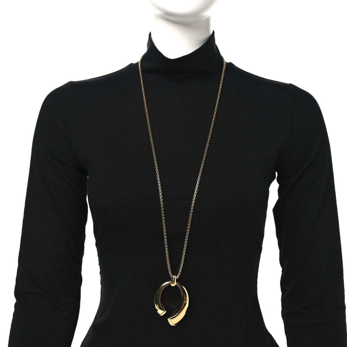 Metal Nanogram Sweet Dreams Horseshoe Necklace Gold