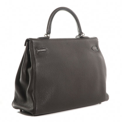 Hermes Togo Kelly Retourne 32 Graphite 3 of 21