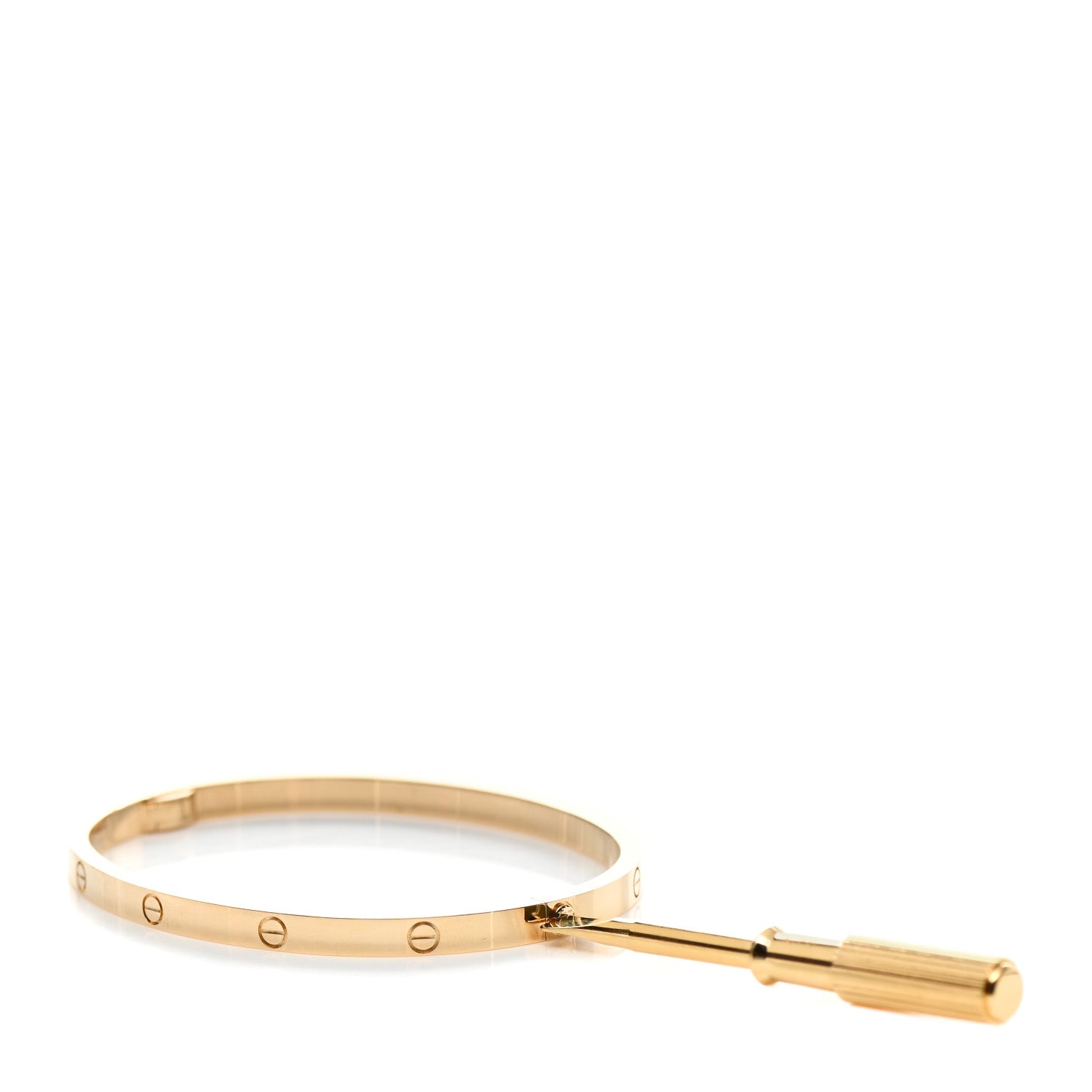 Cartier 18K Yellow Gold Small LOVE Bracelet 16 4 of 5