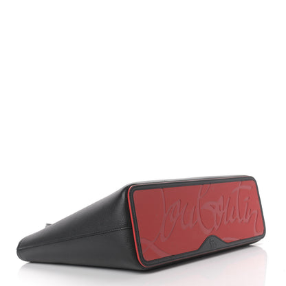 Christian Louboutin Calfskin Spikes East West Cabata Tote Black 5 of 13