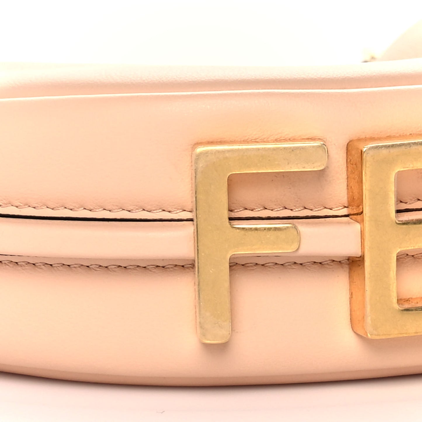 Vitello Grace Matte Nano Fendigraphy Hobo Charm Light Rose