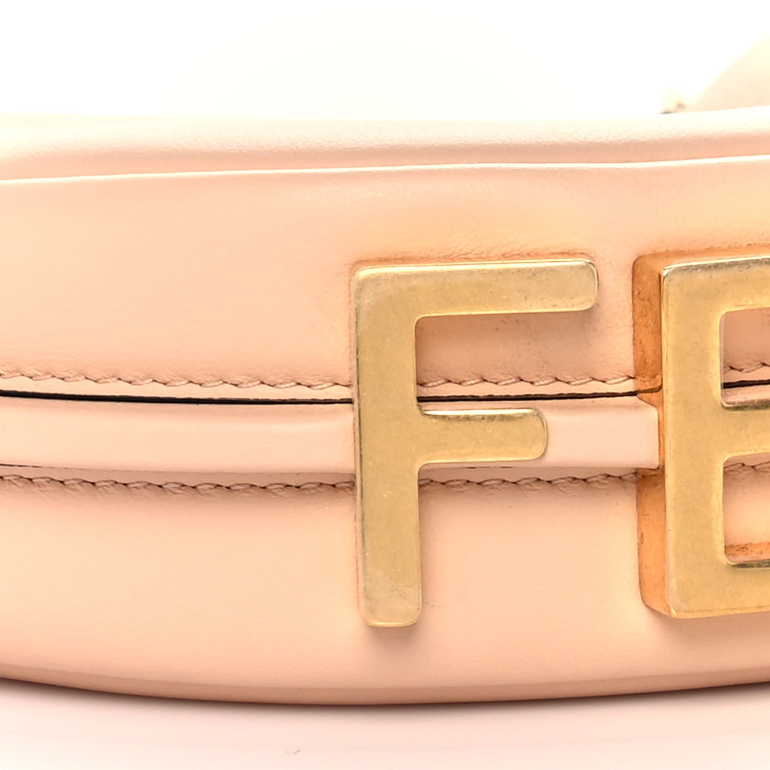 Fendi Vitello Grace Matte Nano Fendigraphy Hobo Charm Light Rose 8 of 9