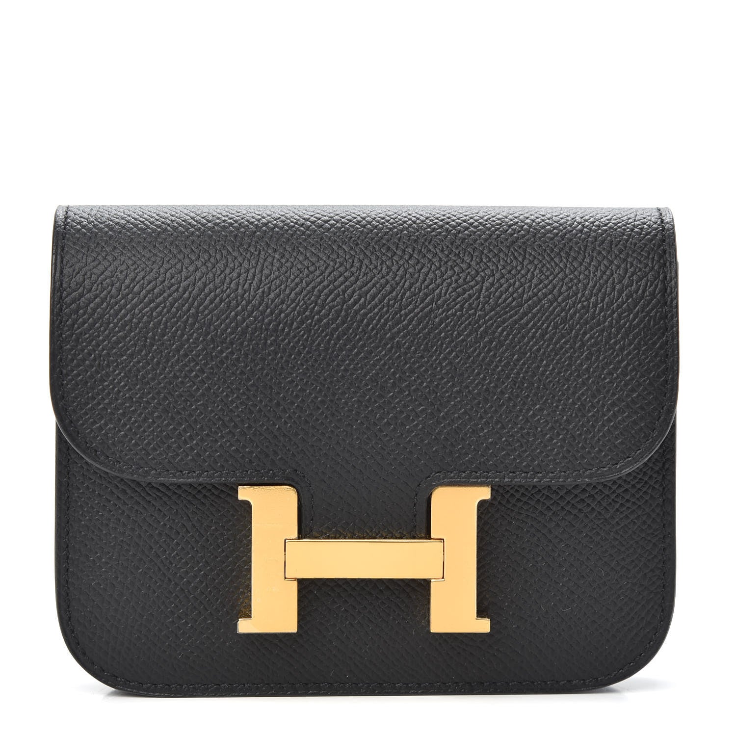 Hermes Epsom Constance Slim Wallet Black 1 of 8