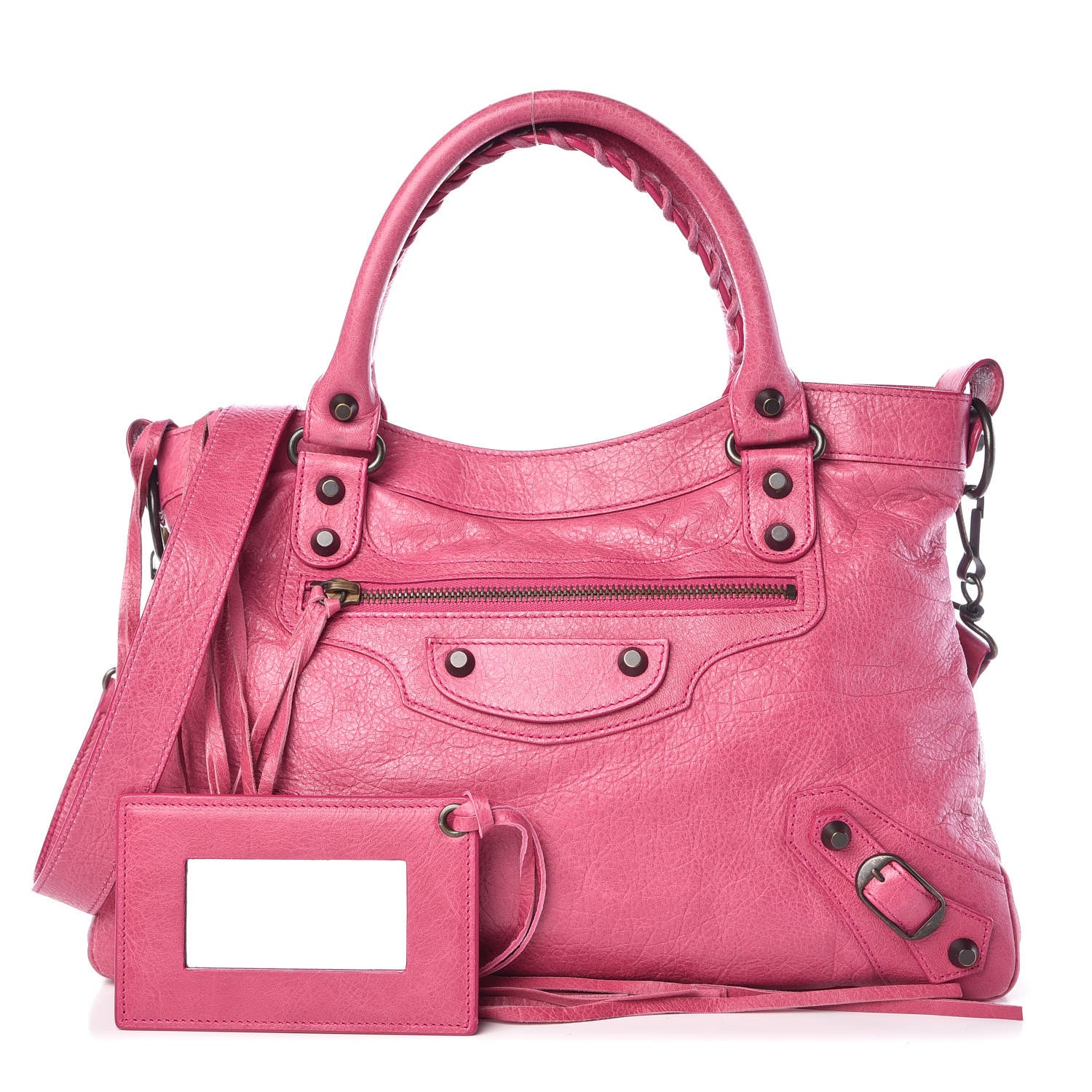 Balenciaga Agneau Classic Hardware Town Cyclamen Fucsia 1 of 10