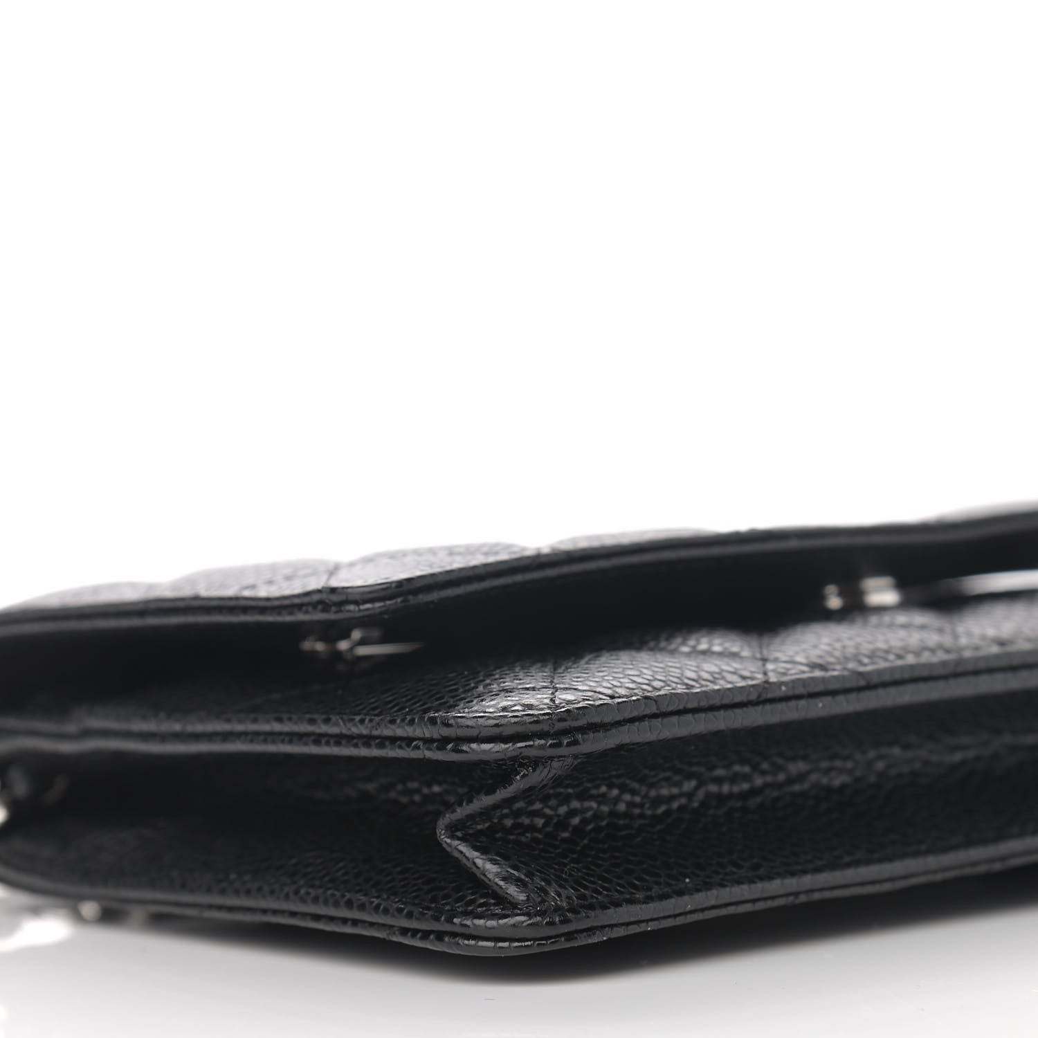 Chanel Caviar Quilted Wallet On Chain WOC Black 10 of 13