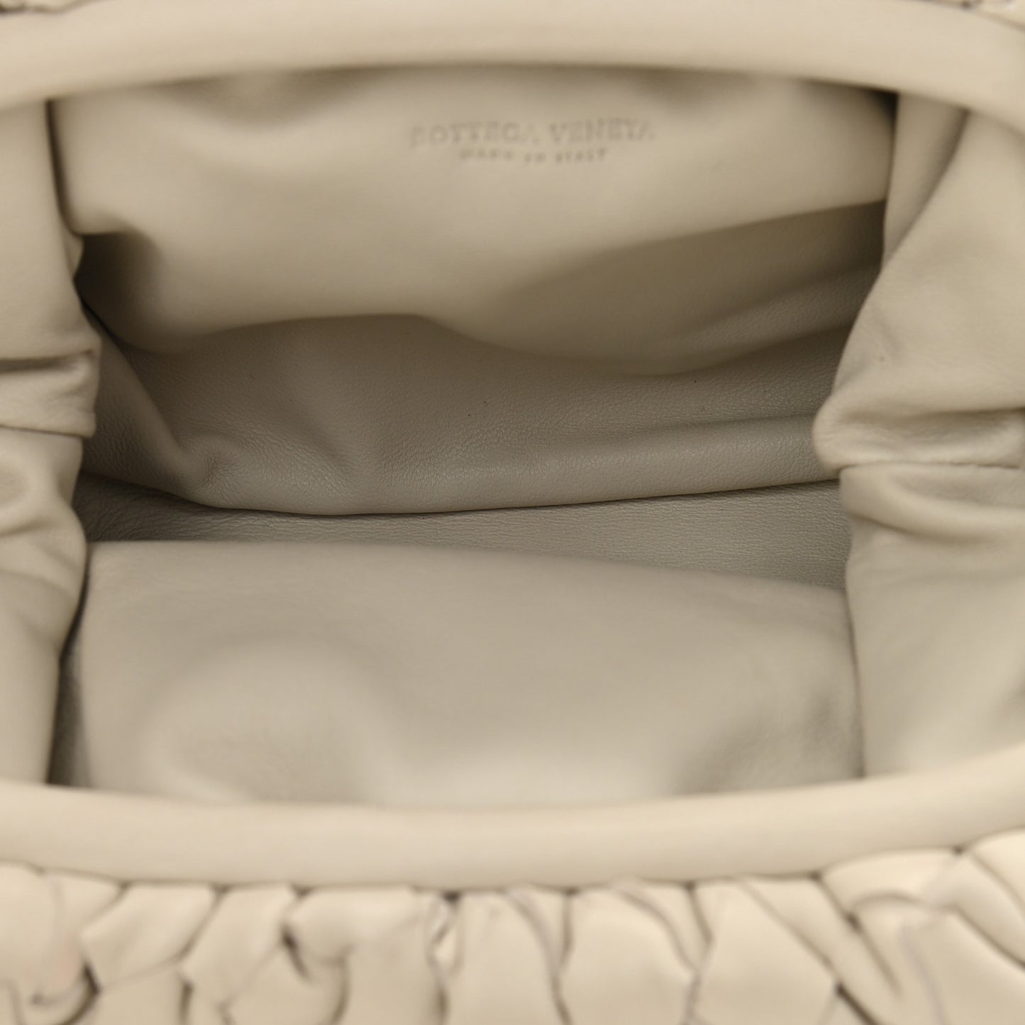 Nappa Intrecciato The Mini Pouch Plaster