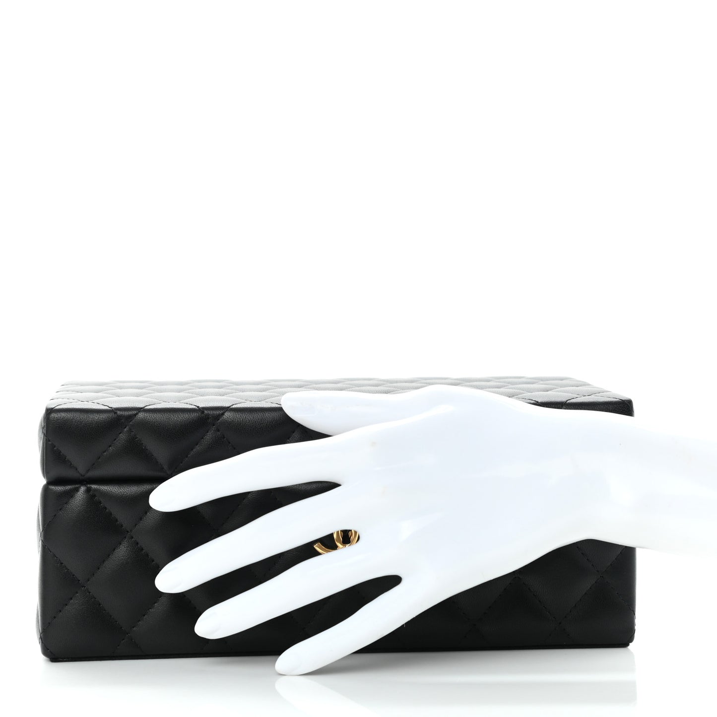 Lambskin Small Jewelry Box Black