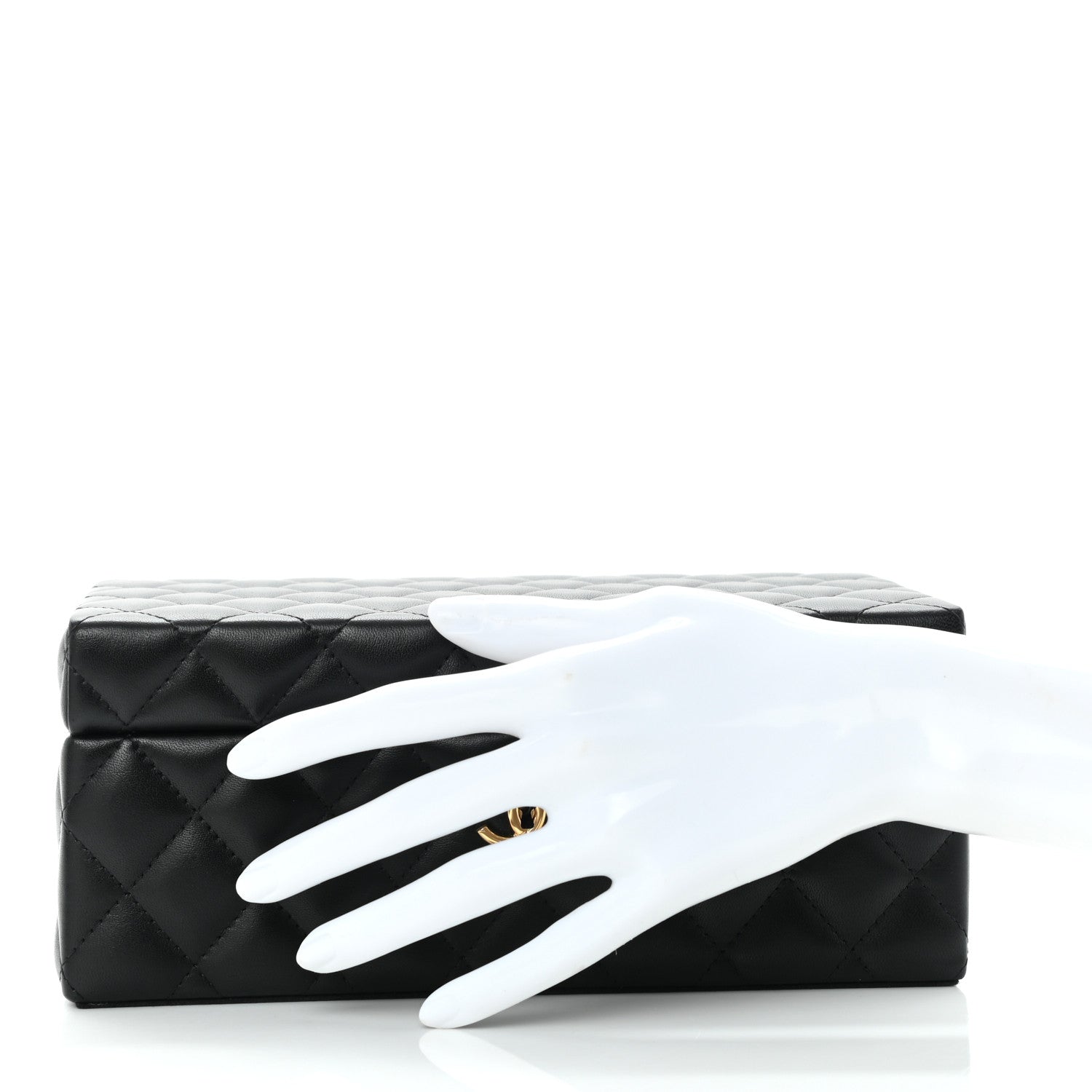 Chanel Lambskin Small Jewelry Box Black 2 of 11