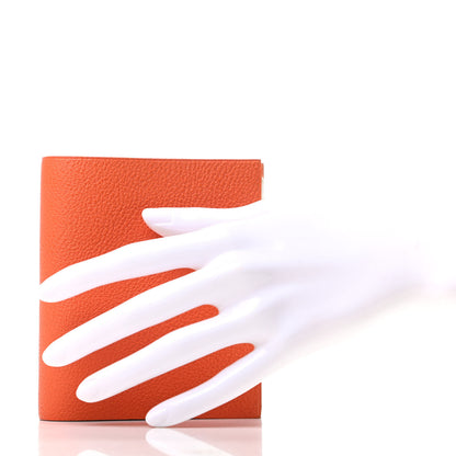 Hermes Togo Ulysse Mini Notebook Orange 2 of 10