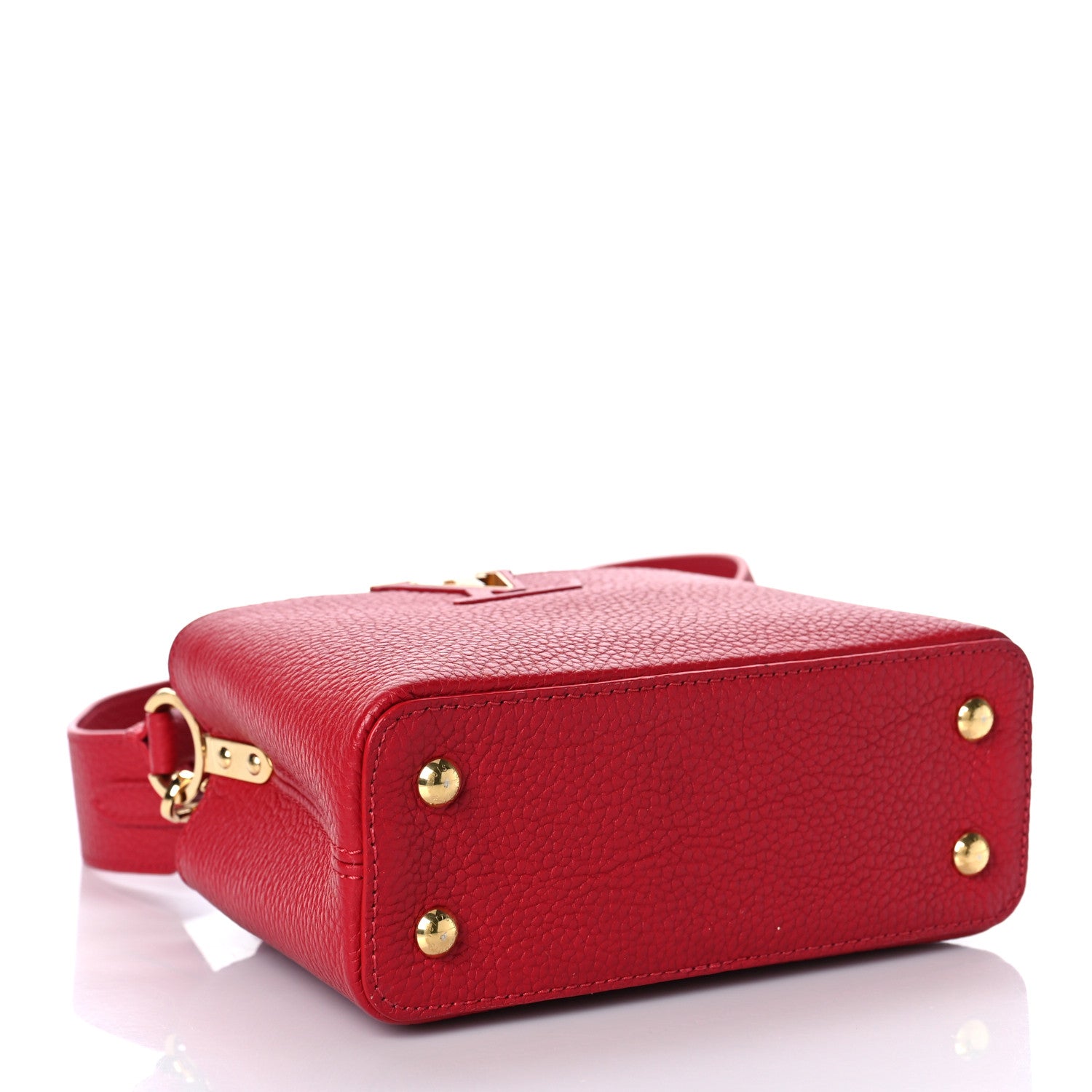 Louis Vuitton Taurillon Mini Capucines Scarlet 4 of 8