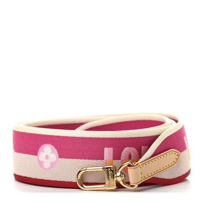Louis Vuitton Jacquard Speedy Bandouliere 20 Shoulder Strap Fuchsia 1 of 4