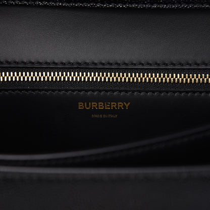 Burberry Grained Calfskin Small TB Bag Black 8 of 9