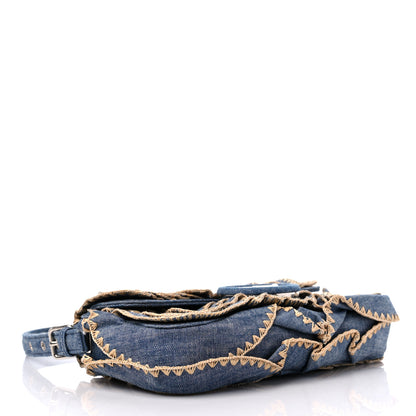 Fendi Denim F is Fendi Multi Waves Baguette Blue 4 of 9