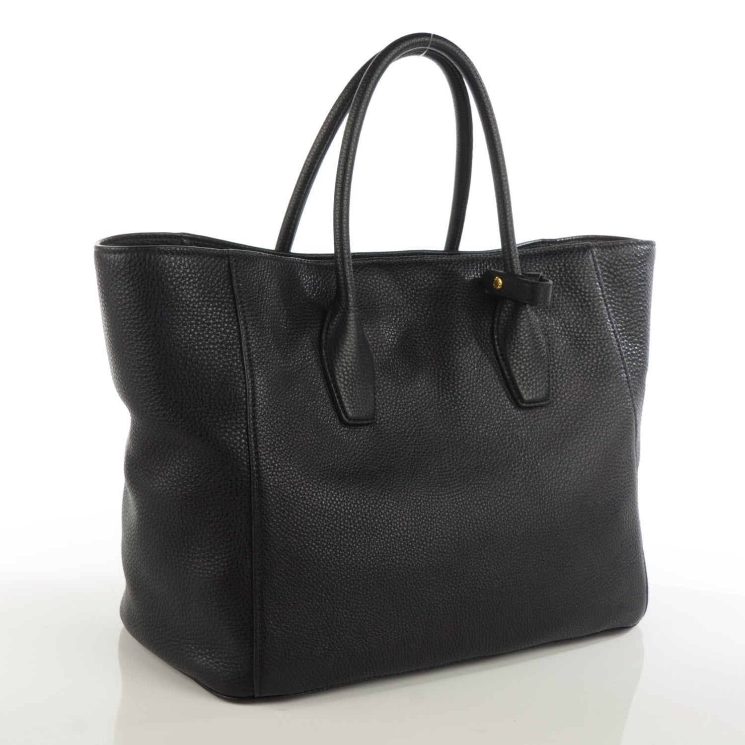 Prada Vitello Daino Tote Nero Black 3 of 7