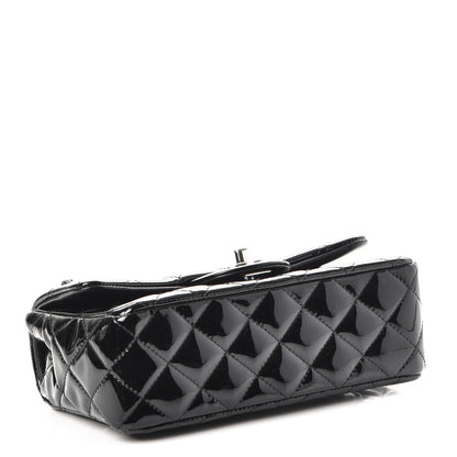 Chanel Patent Calfskin Quilted Mini Rectangular Flap Black 4 of 7