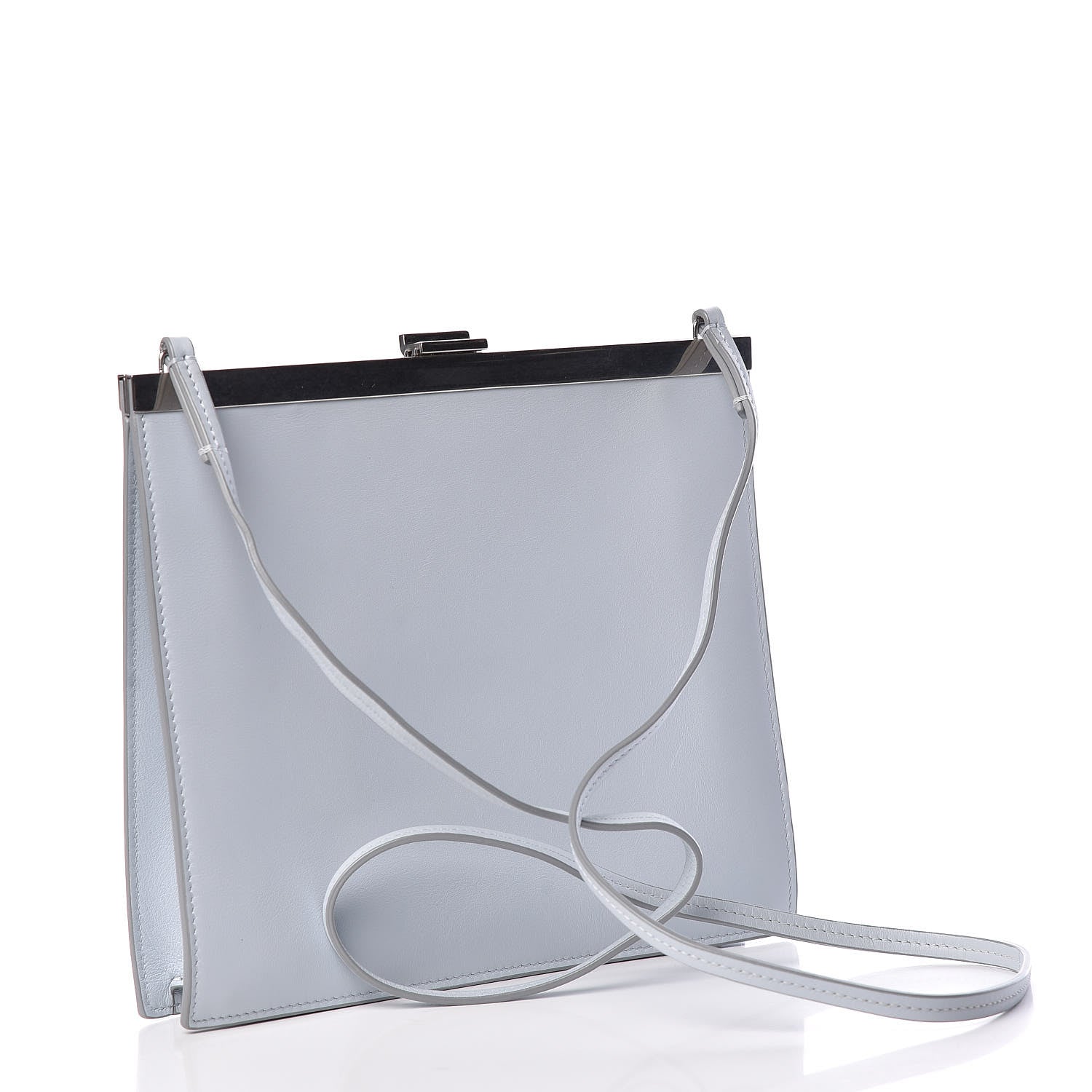Celine Smooth Calfskin Mini Clasp Bag Frost 3 of 10