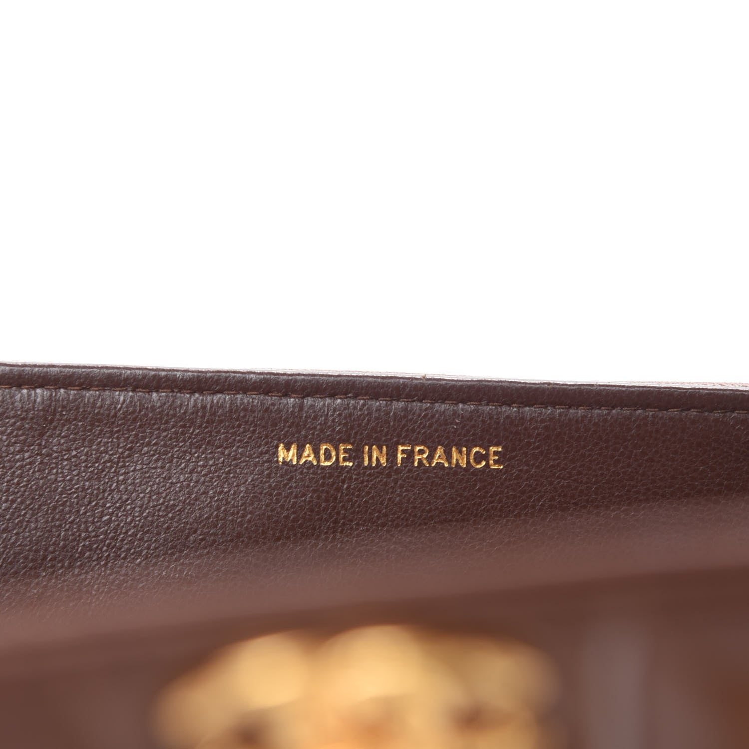 Chanel Lambskin Vertical Quilt Small Square Flap Brown 13 of 15
