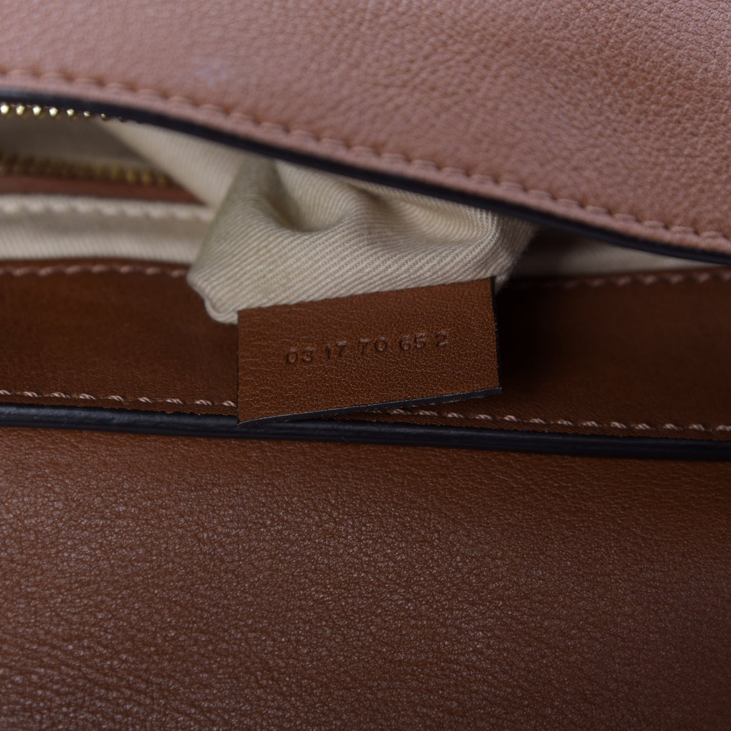 Chloe Suede Calfskin Small Faye Backpack Tobacco 8 of 12