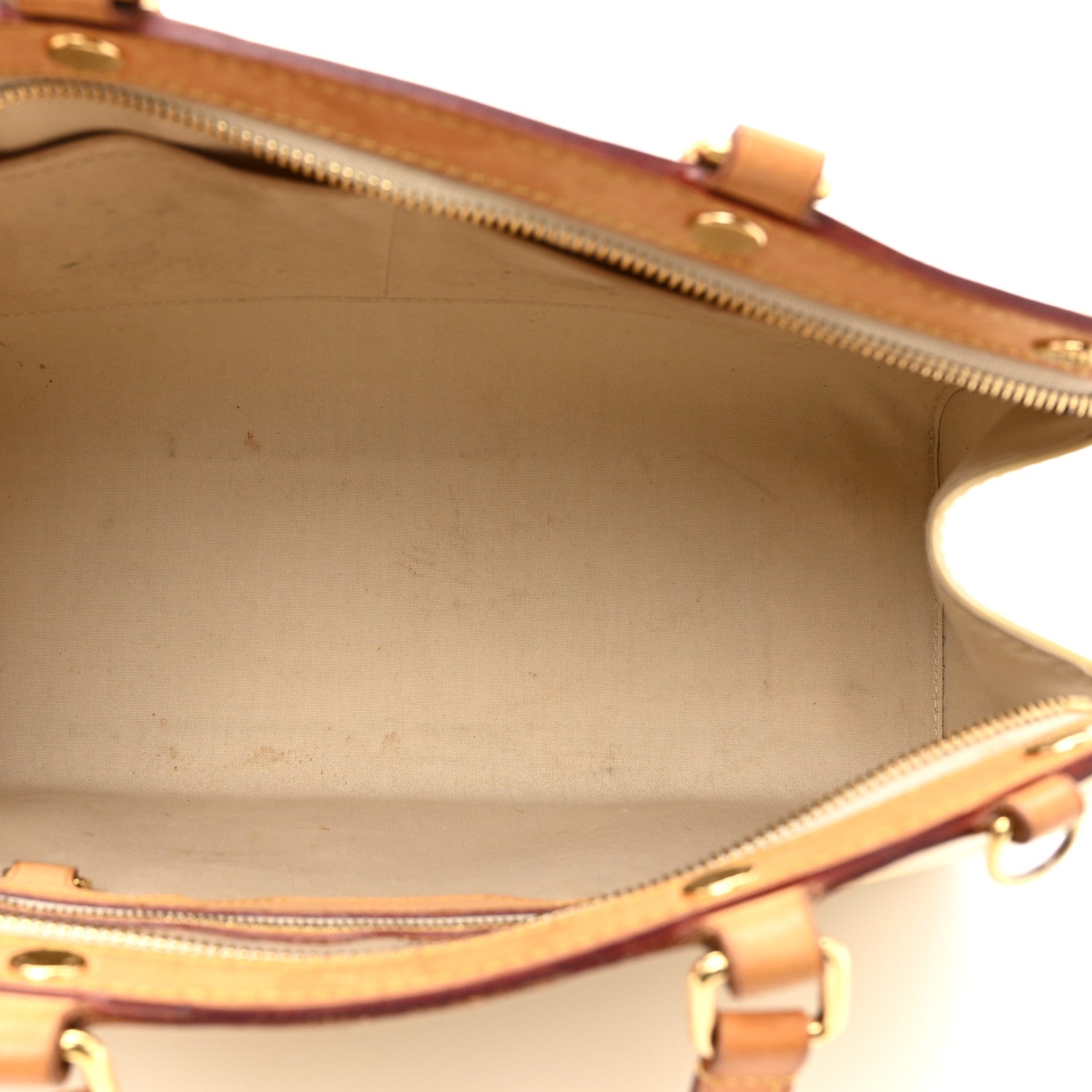 Louis Vuitton Vernis Brea MM Blanc Corail 5 of 19