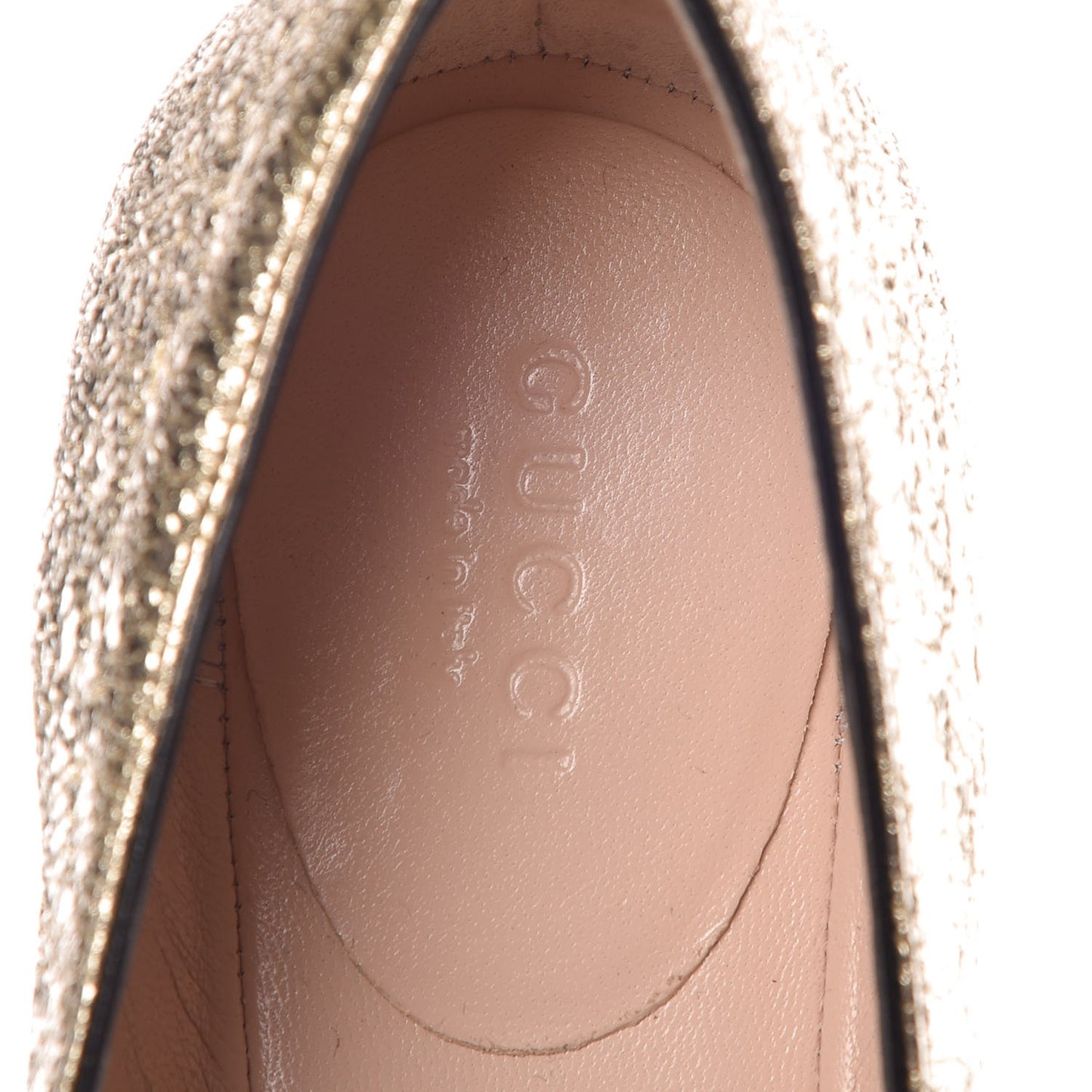 Galassia GG Marmont Fringe Flats 36.5 Platino