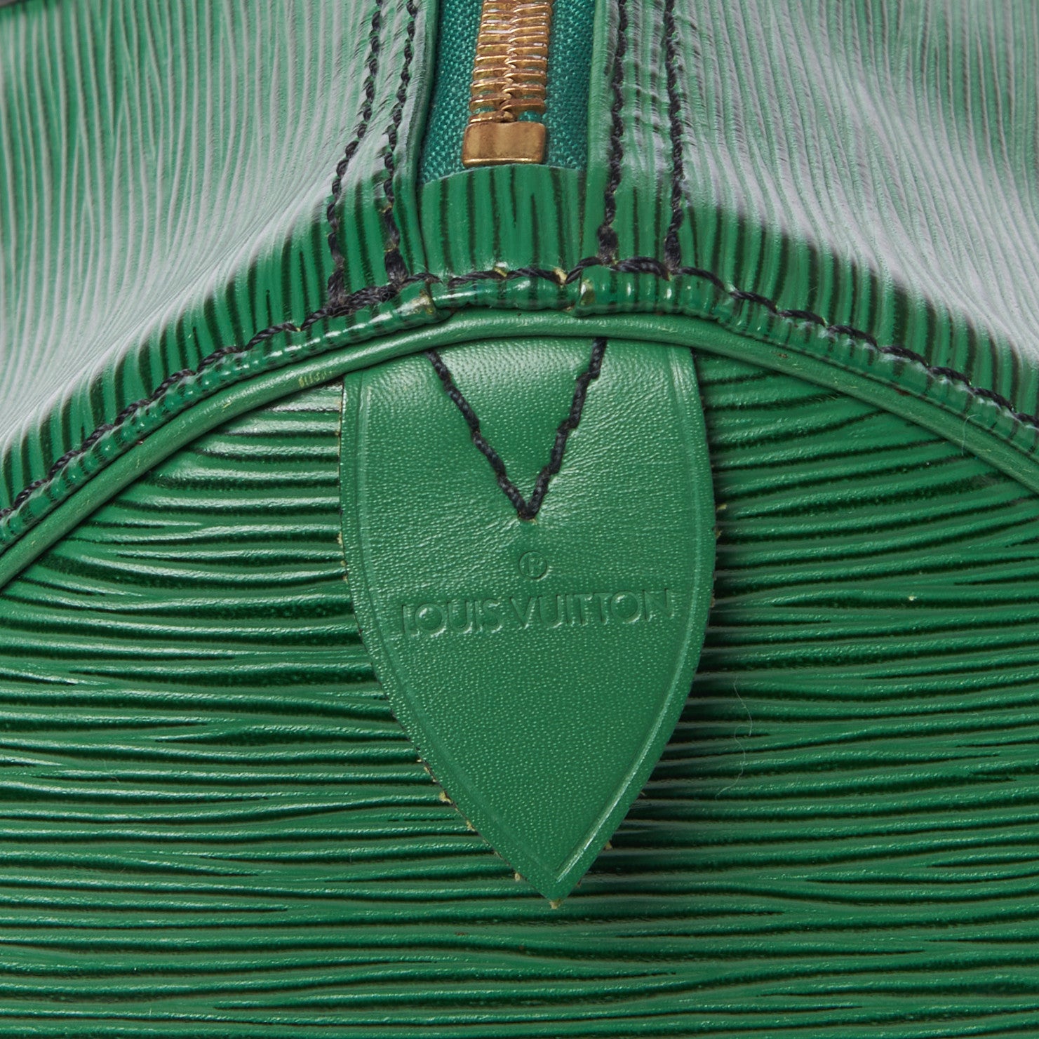 Louis Vuitton Epi Speedy 35 Borneo 8 of 9