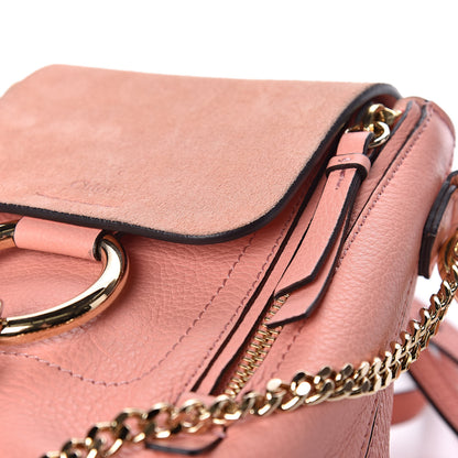 Chloe Suede Calfskin Mini Faye Backpack Ideal Blush 11 of 13
